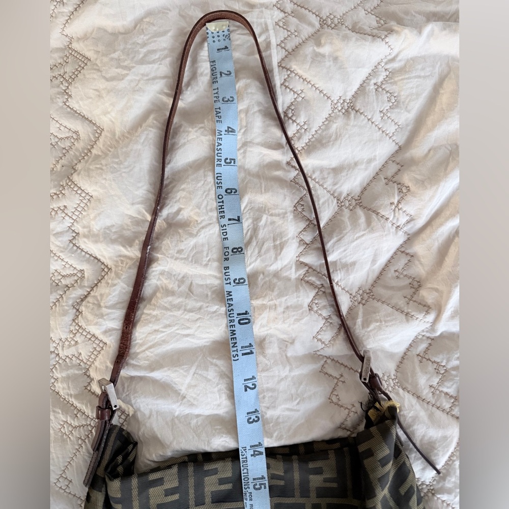 Authentic Fendi vintage Zucca Monogram Shoulder Bag - Picture 14 of 16